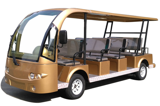 11 Seater Electric Sightseeing Bus Tourist Car with Zero Pullution Green Energy