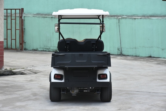 Multipurpose 4 Passenger Club Car Electric Golf Buggy With Rear PP Plastic Cargo Box