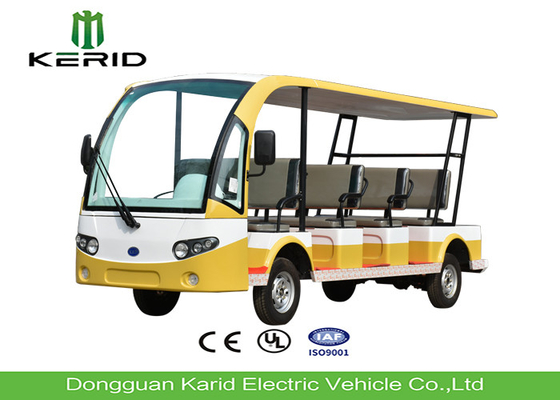 72V 7.5kW Long Range Electric Sightseeing Bus For Hotel / Resorts Reception