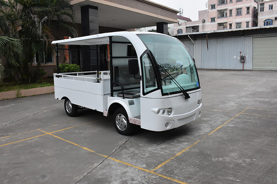 4kW Electric Battery Powered Utility Vehicles , Flatbed Utility Cart For Transportation