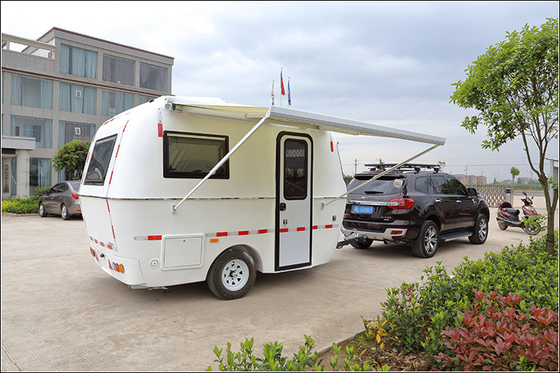 Easy Towing Camper Van Trailer , Compact Lightweight Rv Trailers With Awning