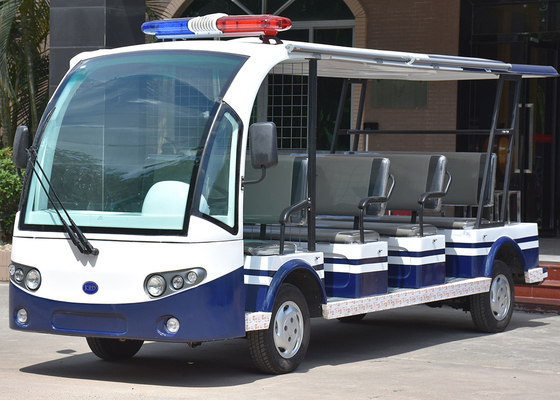 Low Using Cost Mini Dimensions 72V5kW Electric Sightseeing Bus Club Cart With a Rear Cargo Box Suits For Resort Using